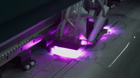 Printing with Plastic Wire Filament on 3D Printer Stock Footage 65973767