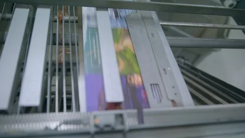 Printing posters Stock Footage 122168161