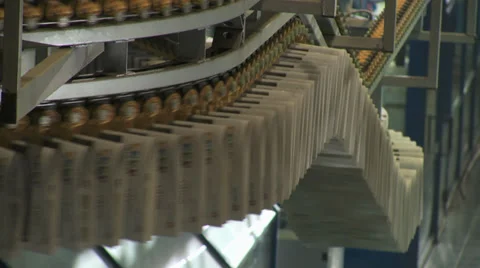 Printing Press Convayor 10 Stock Footage 30220284