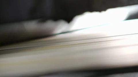 Printing Press Convayor 19 Stock Footage 30223596
