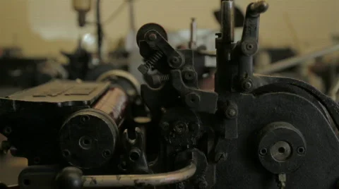 Printing Press Stock Footage 753379