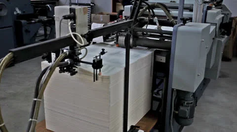 Printing press Stock Footage 25304444