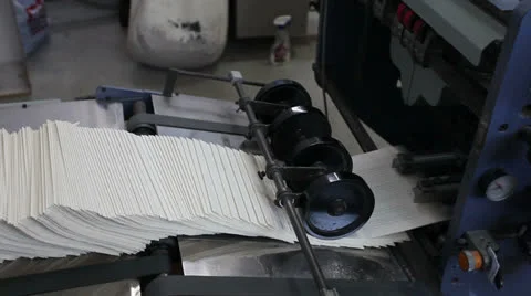 Printing press Stock Footage 25304483