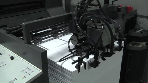Printing press Stock Footage 112064115