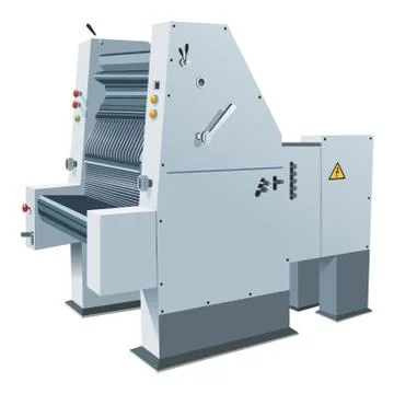 Printing-press Illustrazione stock