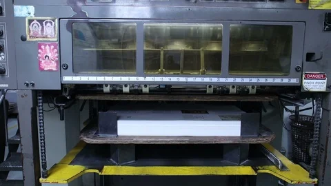Printing-Press-india Stock Footage 121186083
