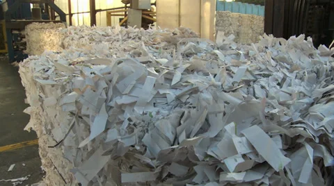 Printing Press Paper waste Stock Footage 30230237