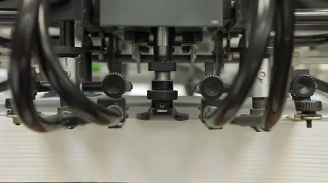 Printing press, production of printed material Stock Footage 43104621