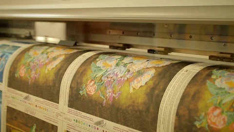 Printing process Video stock 69775958