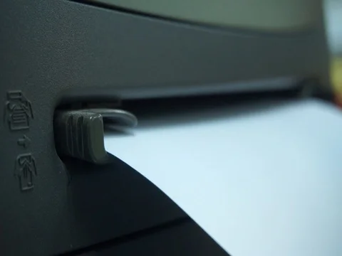 Printing in process Video stock 104528446