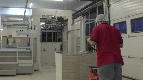 PRINTING PROCESS Vídeo Stock 166684649