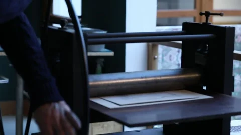 Printing process Stock Footage 326497941