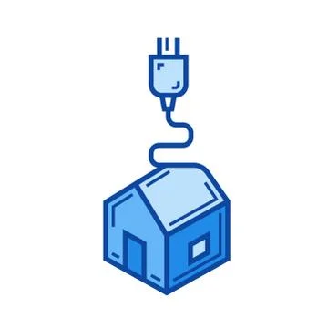Printing process line icon. Stock Illustration