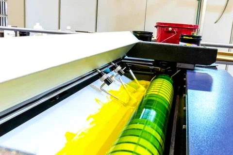 Printing processes industry Stock Photos