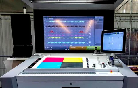 Printing processes industry Foto stock