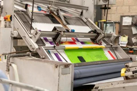 Printing processes industry Stock Photos