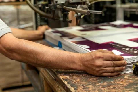 Printing processes industry Stock Photos