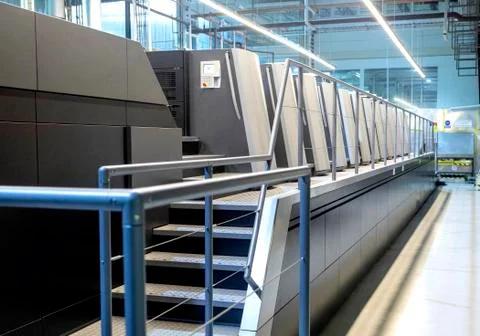 Printing processes industry Foto stock