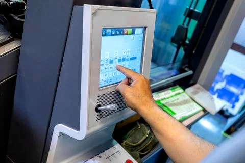 Printing processes industry Stock Photos