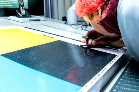 Printing processes industry Stock Photos