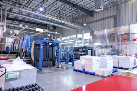 Printing processes industry Stock Photos