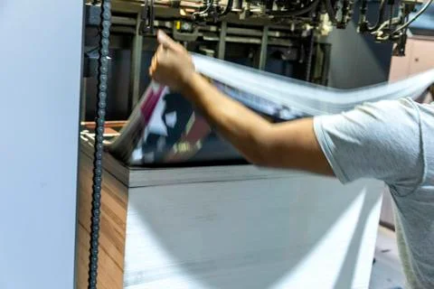 Printing processes industry Stock Photos