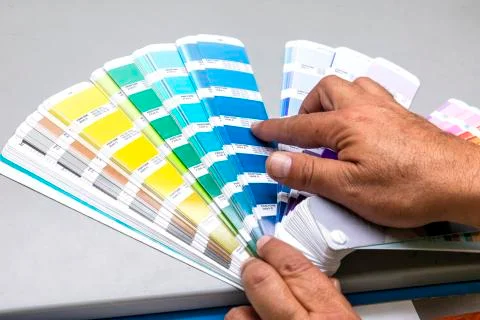 Printing processes industry Foto stock