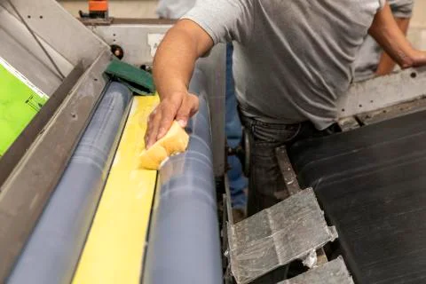 Printing processes industry Foto stock