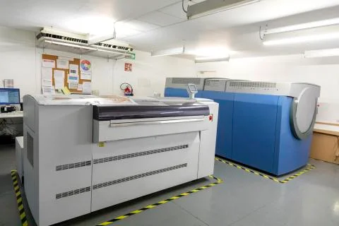 Printing processes industry Stock Photos