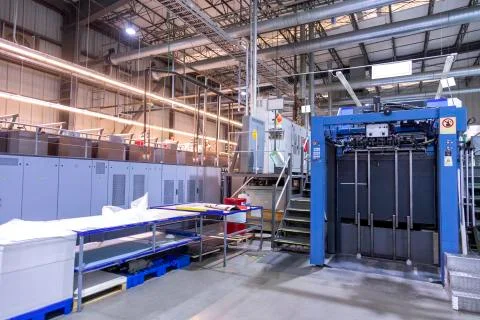 Printing processes industry Stock Photos