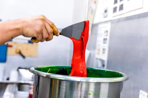 Printing processes industry Stock-Fotos