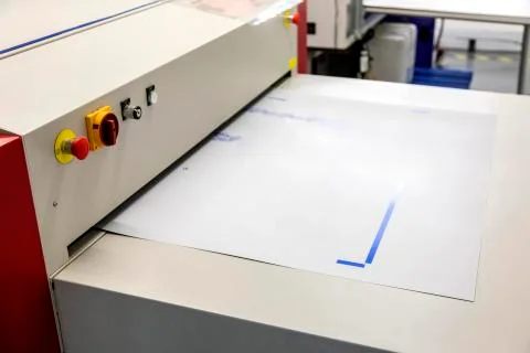 Printing processes industry Stock Photos