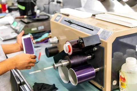 Printing processes industry Foto stock