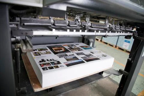 Printing processes Stock Photos