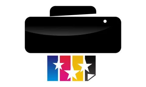 Printing Solutions Template Stock-Illustration