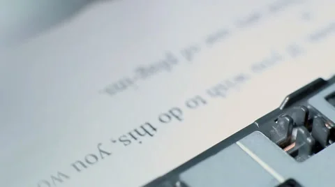 Printing Text On The Printer 4 Stock Footage 43804694