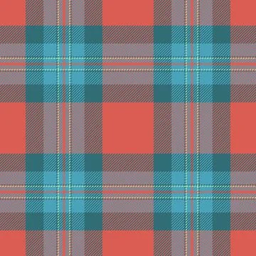 Printout check pattern background, traditional fabric plaid seamless. Rando.. Stock Illustration