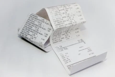 Printout payment Stock Photos