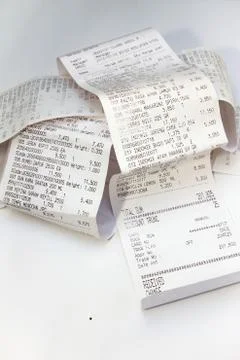 Printout payment Stock Photos