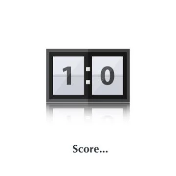 PrintScore board Stock Illustration