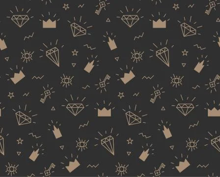 PrintVector pattern for fabric Stock Illustration