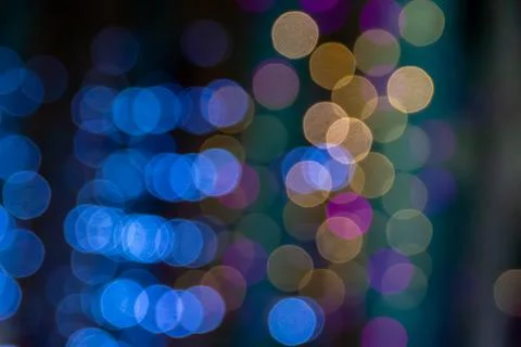 Prior lighting setup enables artistic bokeh effect, intentional defocus Stockfoto's
