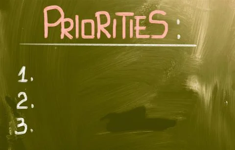 Priorities Concept Stockillustratie