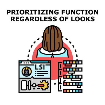 Prioritizing function regardless of visual appearance Illustration