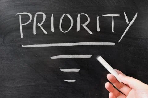 Priority concept Stock Photos