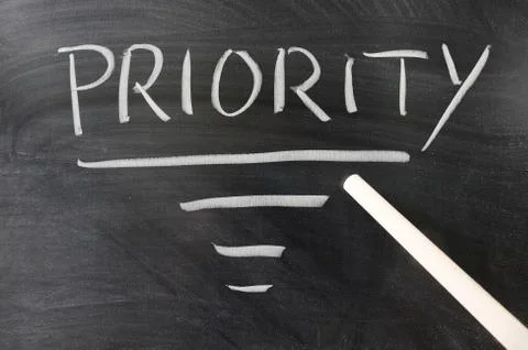 Priority concept Stock Photos