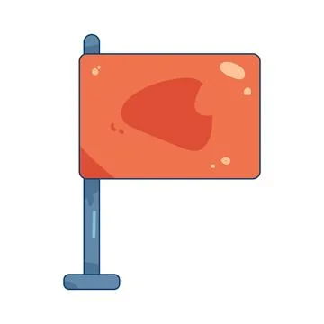 Priority flag Stock Illustration