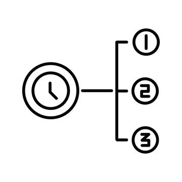 Priority icon design in filled and outlined style 스톡 일러스트