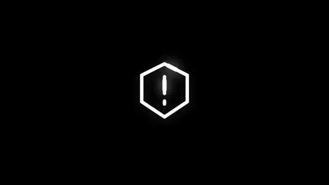 Priority Line Icon Animation Loop Black Background Stock Footage 340190842