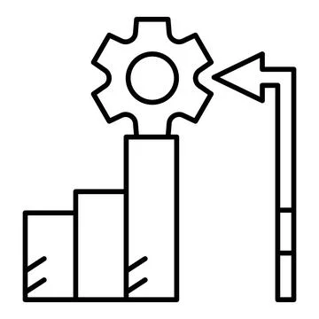 Priority Line Icon Stock Illustration